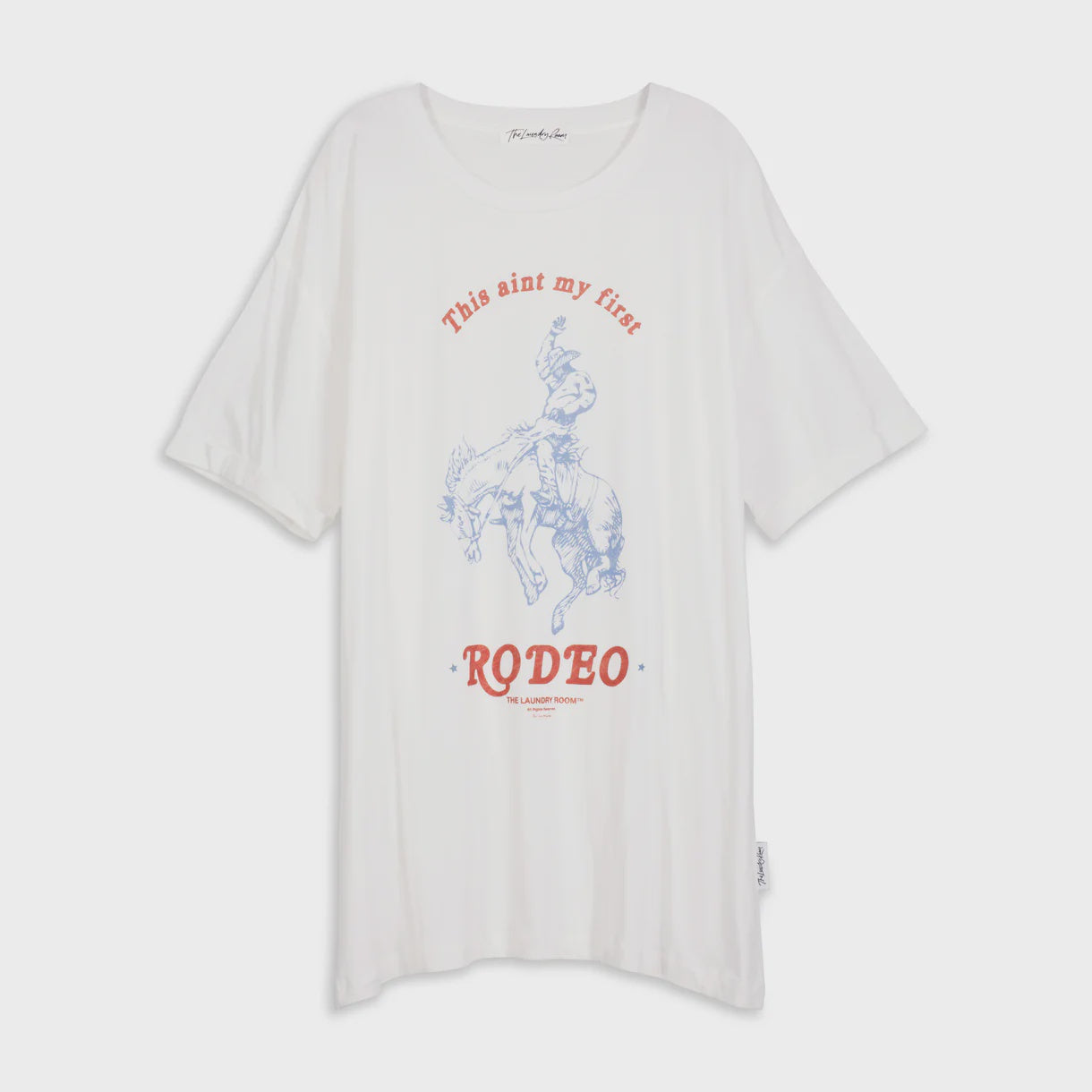 First Rodeo Oversized Tee - White