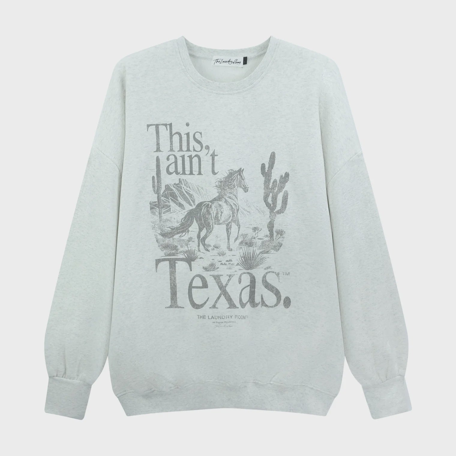 This Aint Texas Stallion Jumper - Pebble Heather