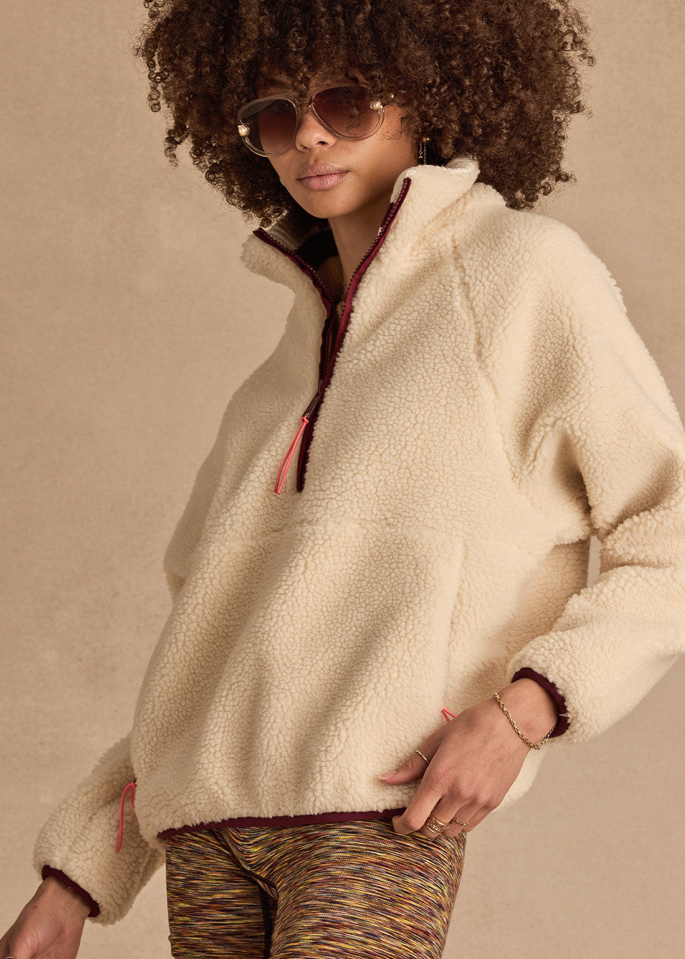 Harlow Fleece Pullover - Natural