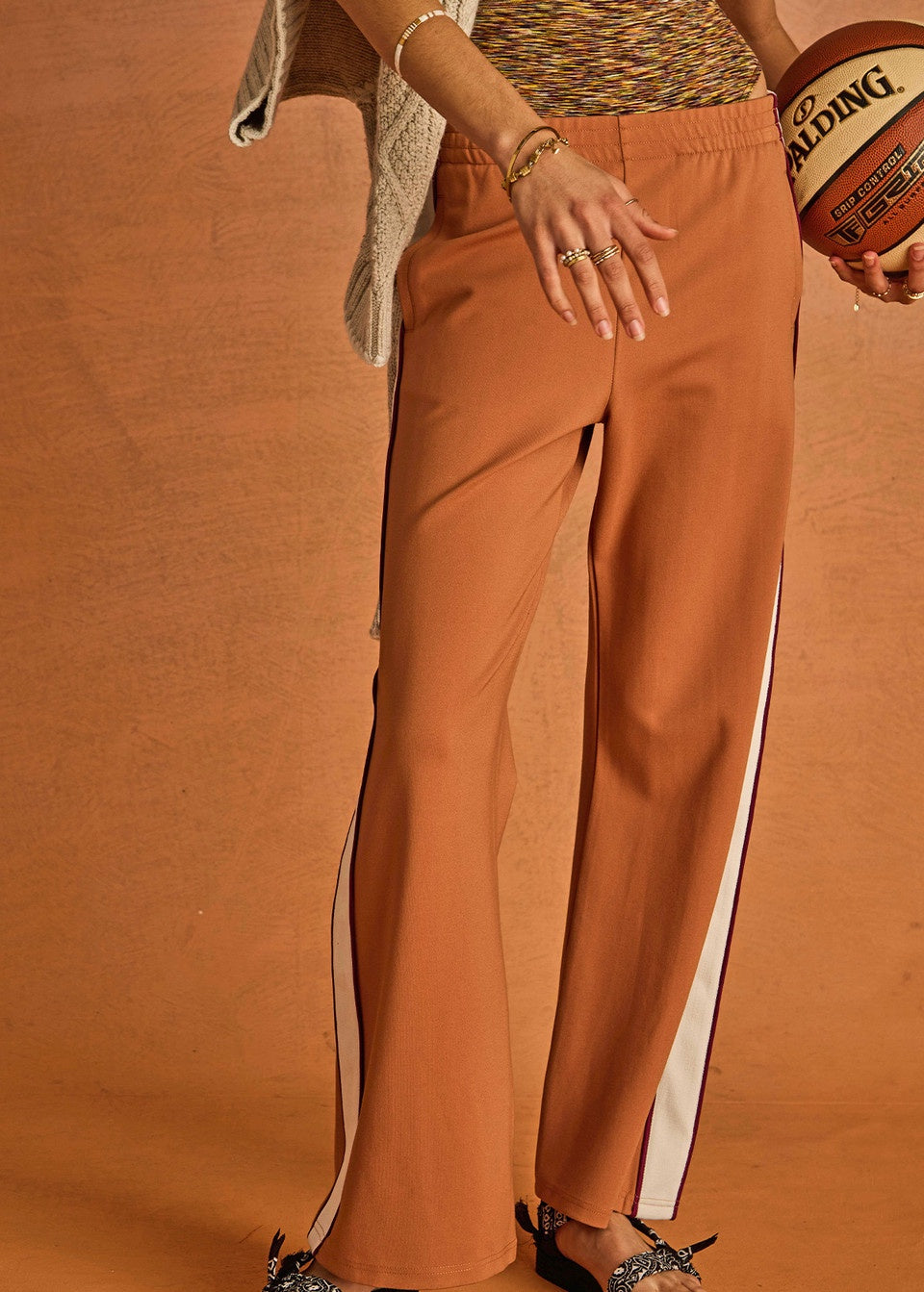 Marnie Wide leg Pant - Melon