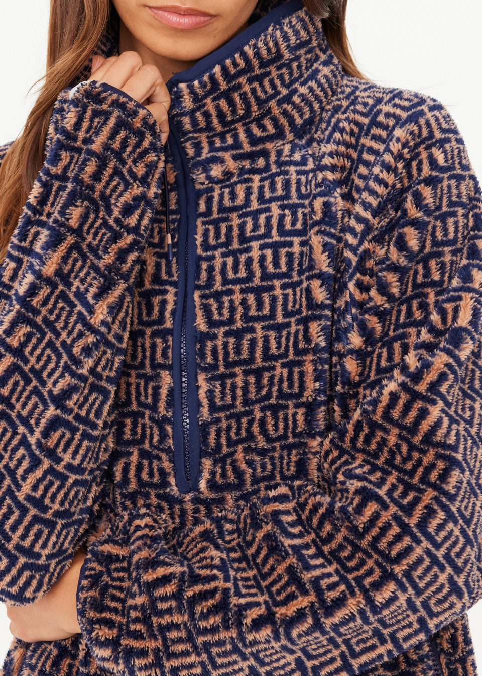 Castilla Harlow Pullover - Abstract Camel
