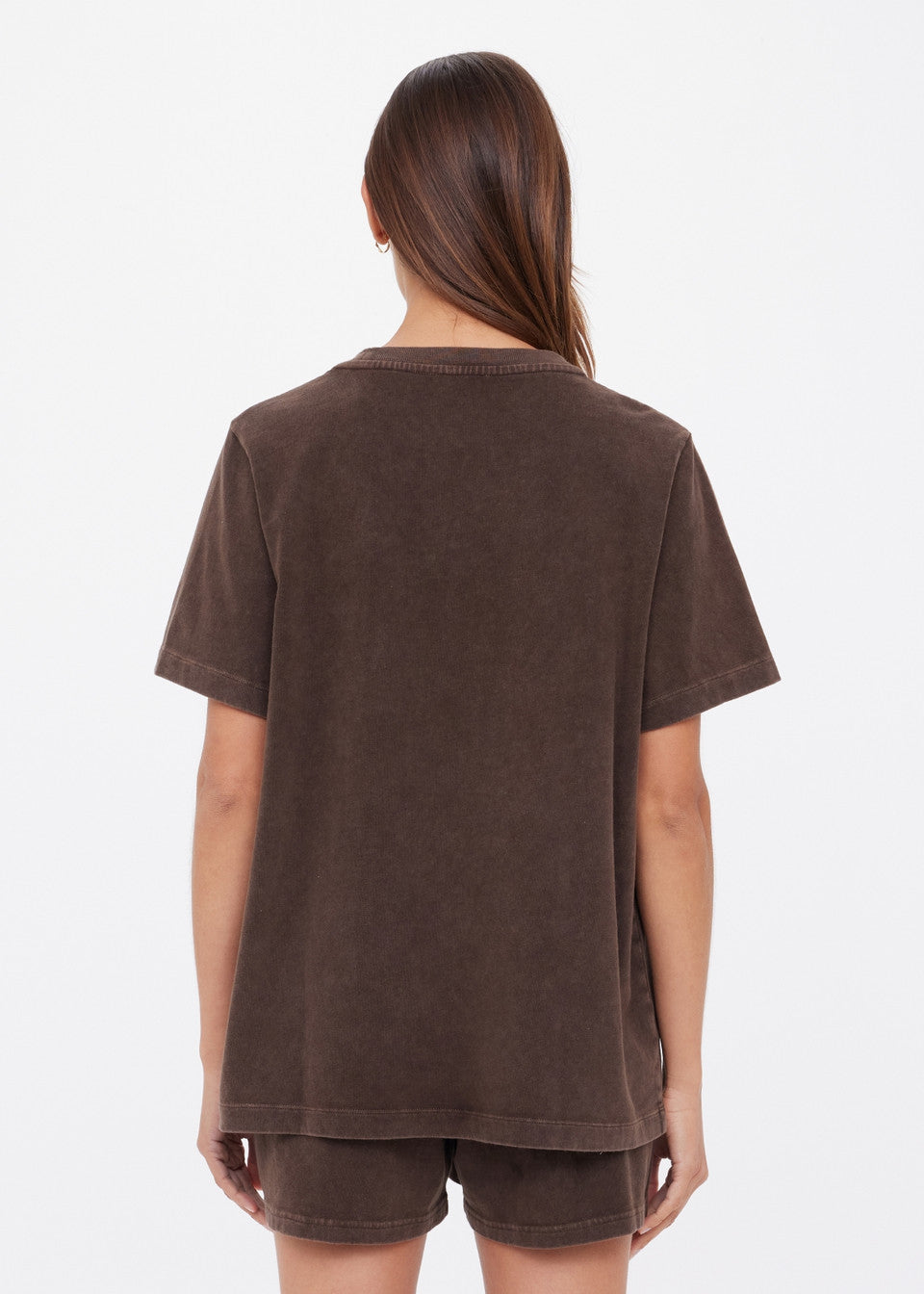 Soho Eva Crew Tee - Cocoa