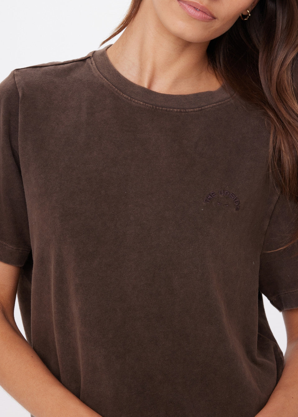 Soho Eva Crew Tee - Cocoa