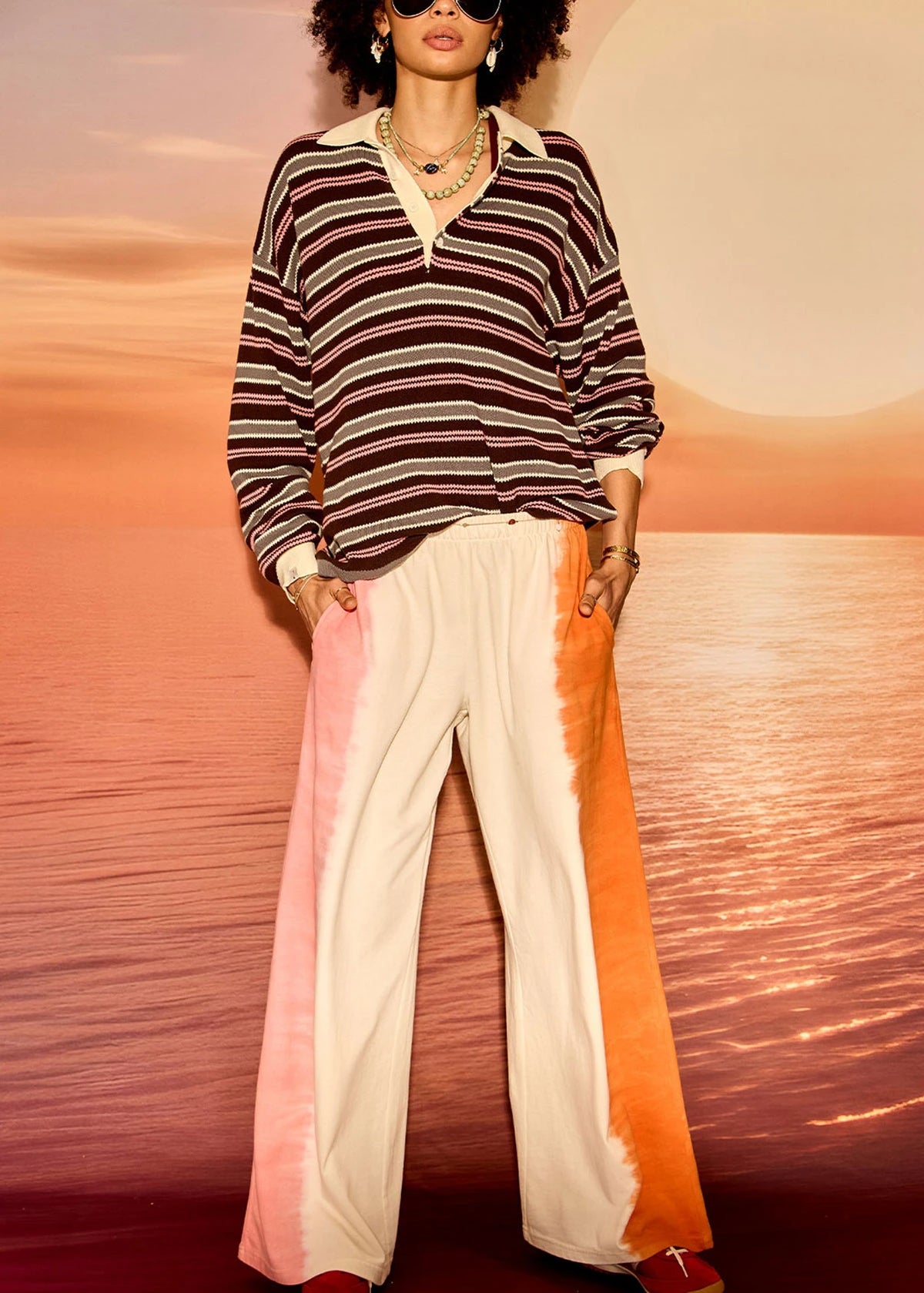 Tokio Wide Leg pant - Tie Dye