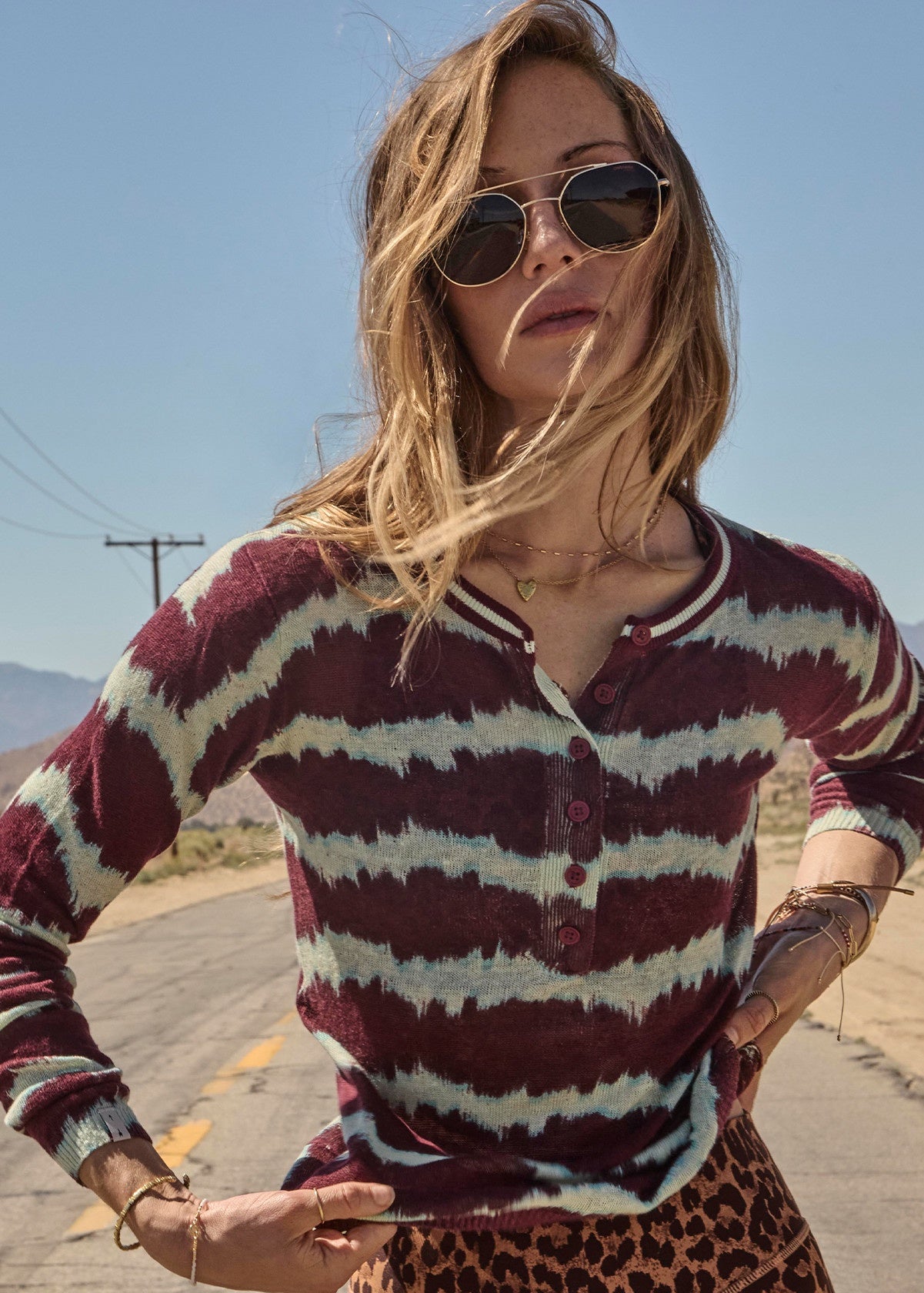 Rio Eli L/S Knit - Tie Dye