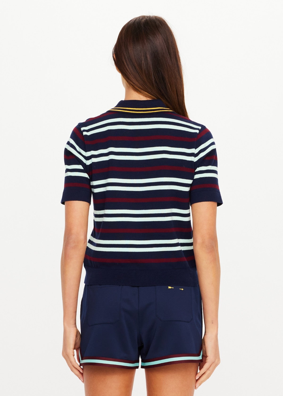Archie Collared Knit Polo - Stripe