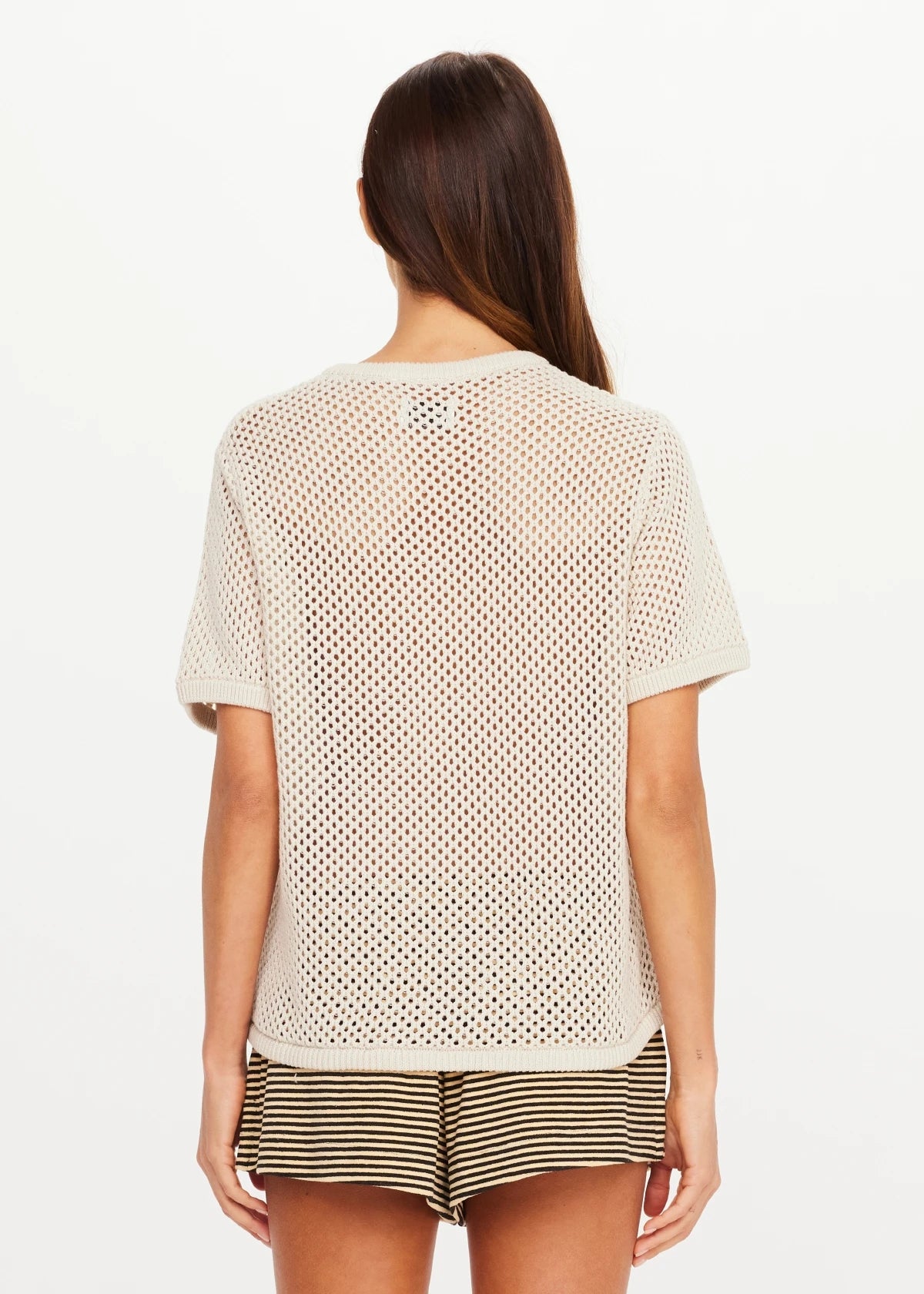 Knit Casey Tee - Cream