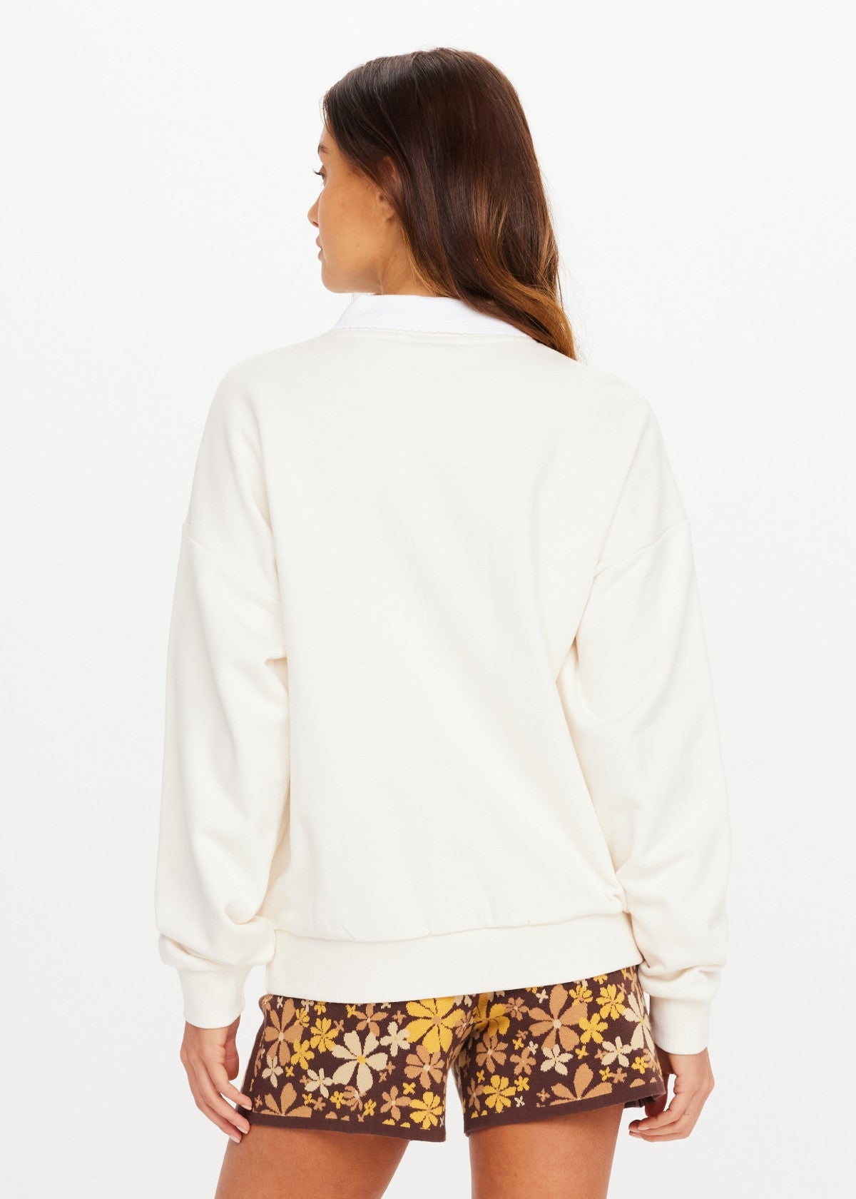 Pascal Collared Crew - Cream