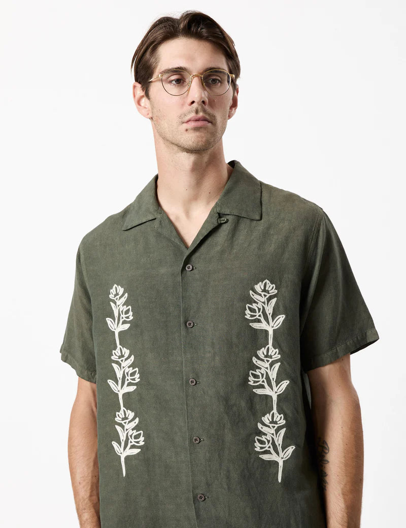 Huck S/S Shirt - Thyme