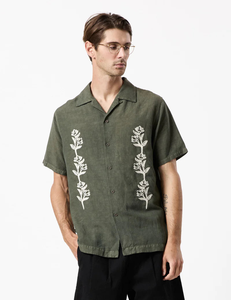 Huck S/S Shirt - Thyme