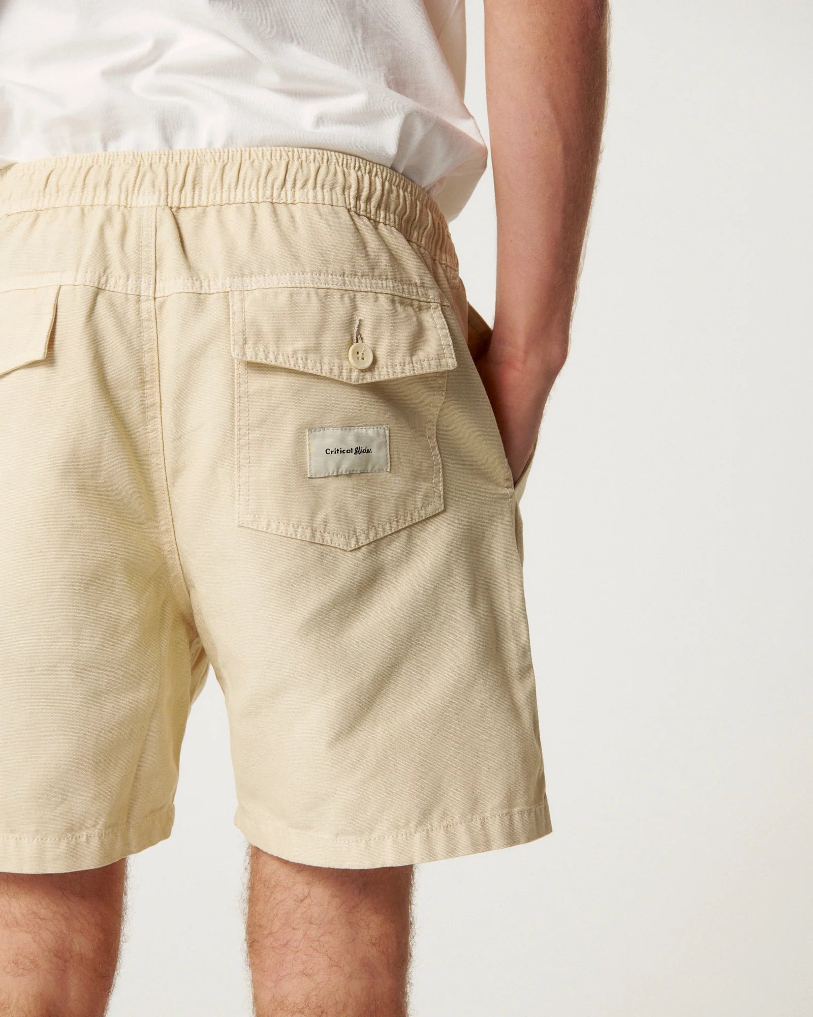 All Day Canvas Short - Ecru
