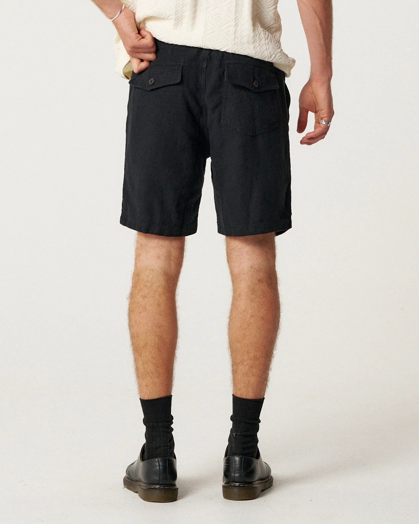 Cruiser Linen Short - Black