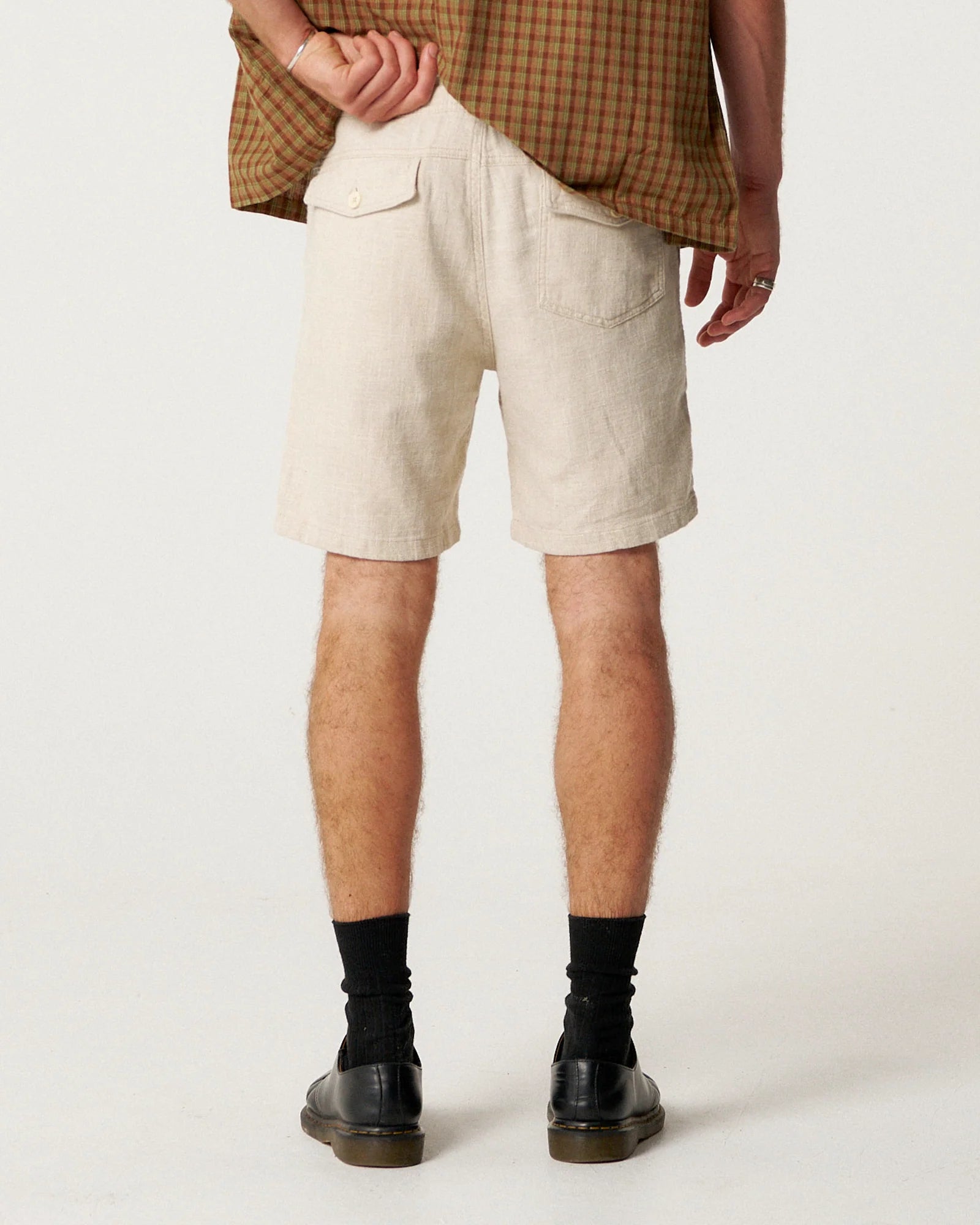 Cruiser Linen Short - Ecru