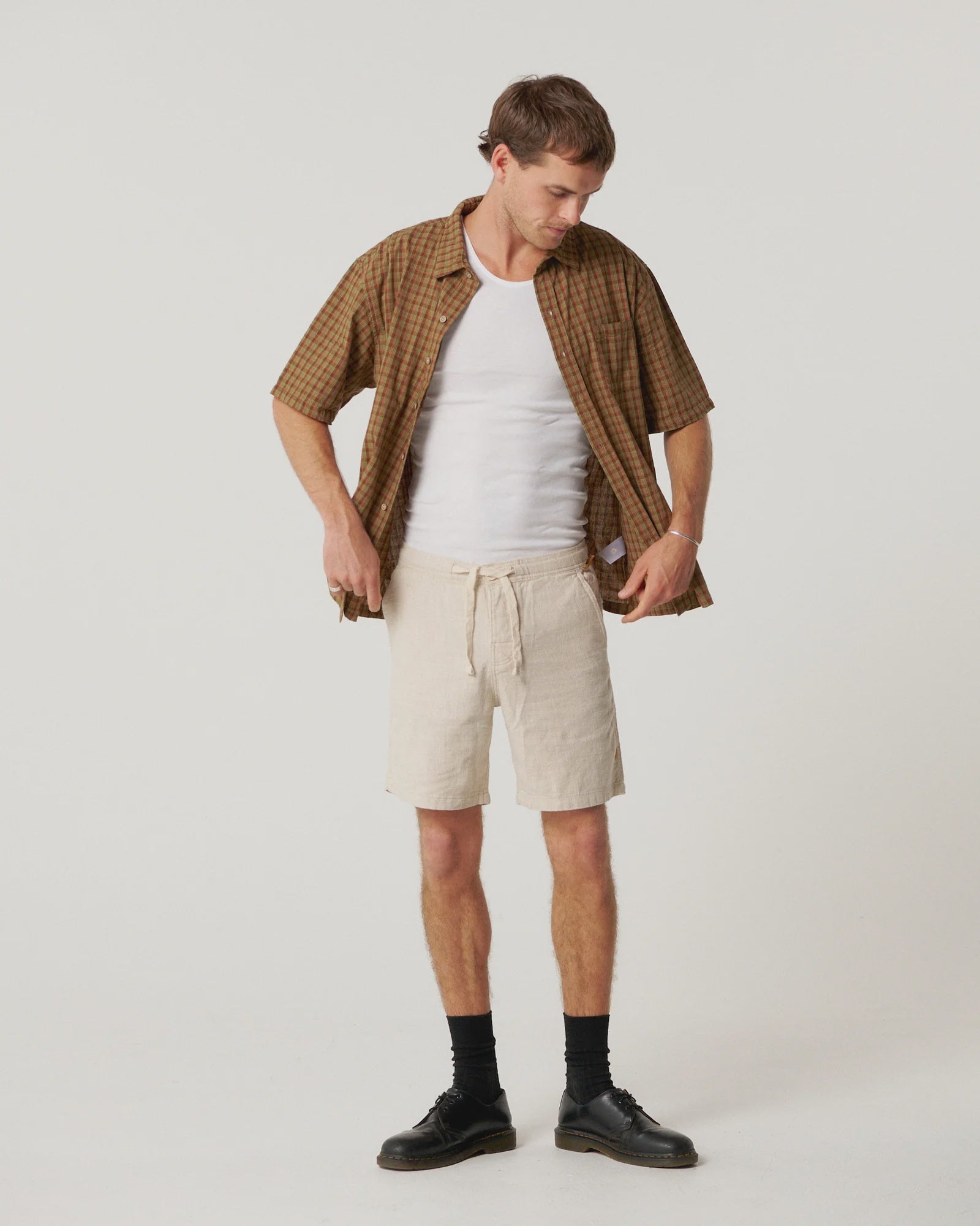 Cruiser Linen Short - Ecru