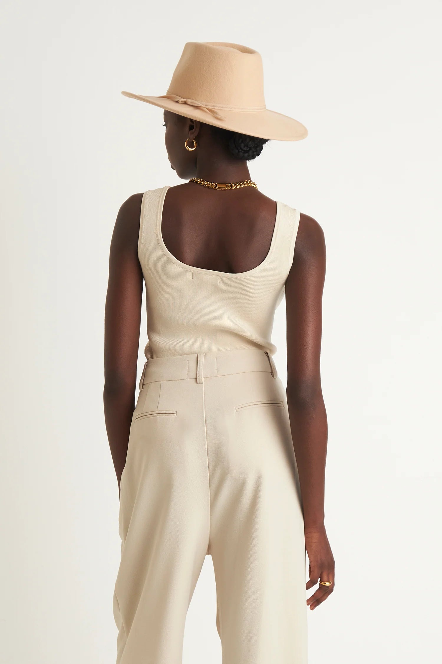 Terra Scoop Cami - Creme