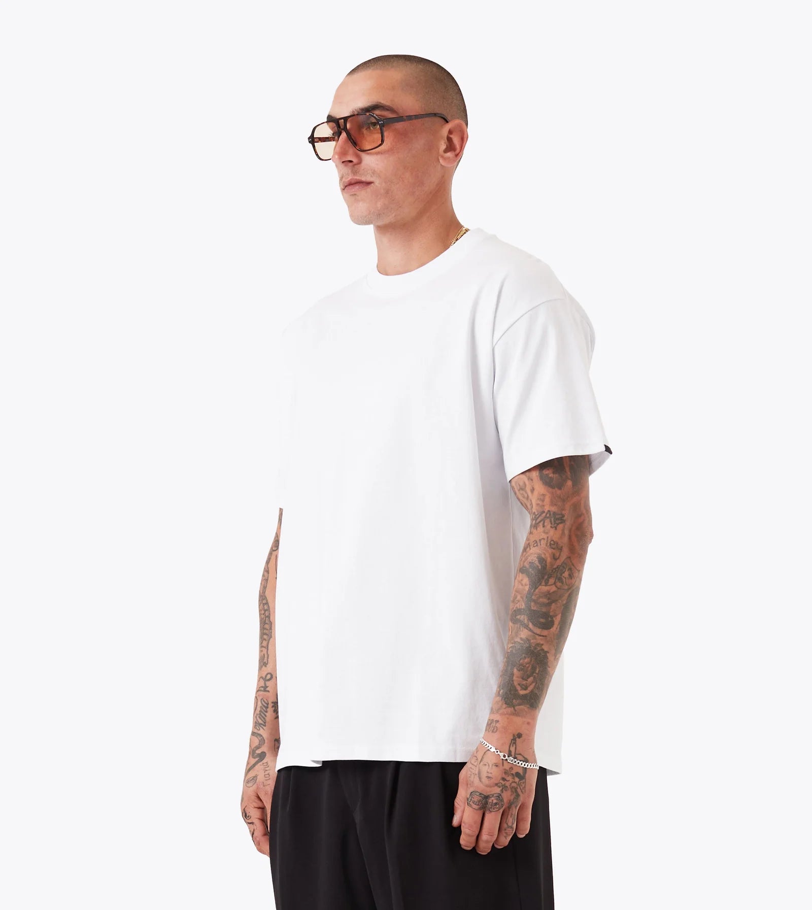 Box Tee - White