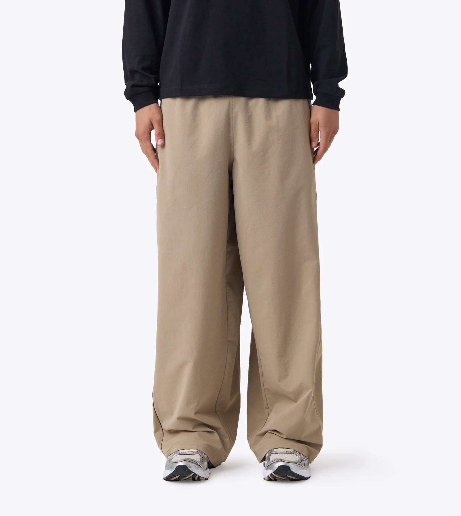 Piping Track Pant - Stone