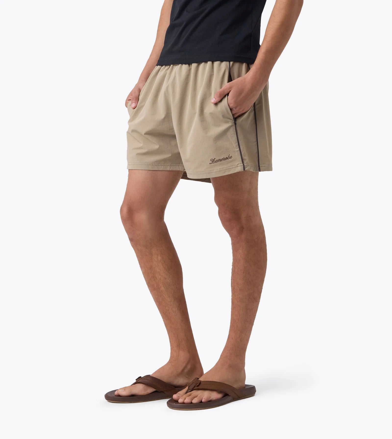 Piping Track Short - Stone