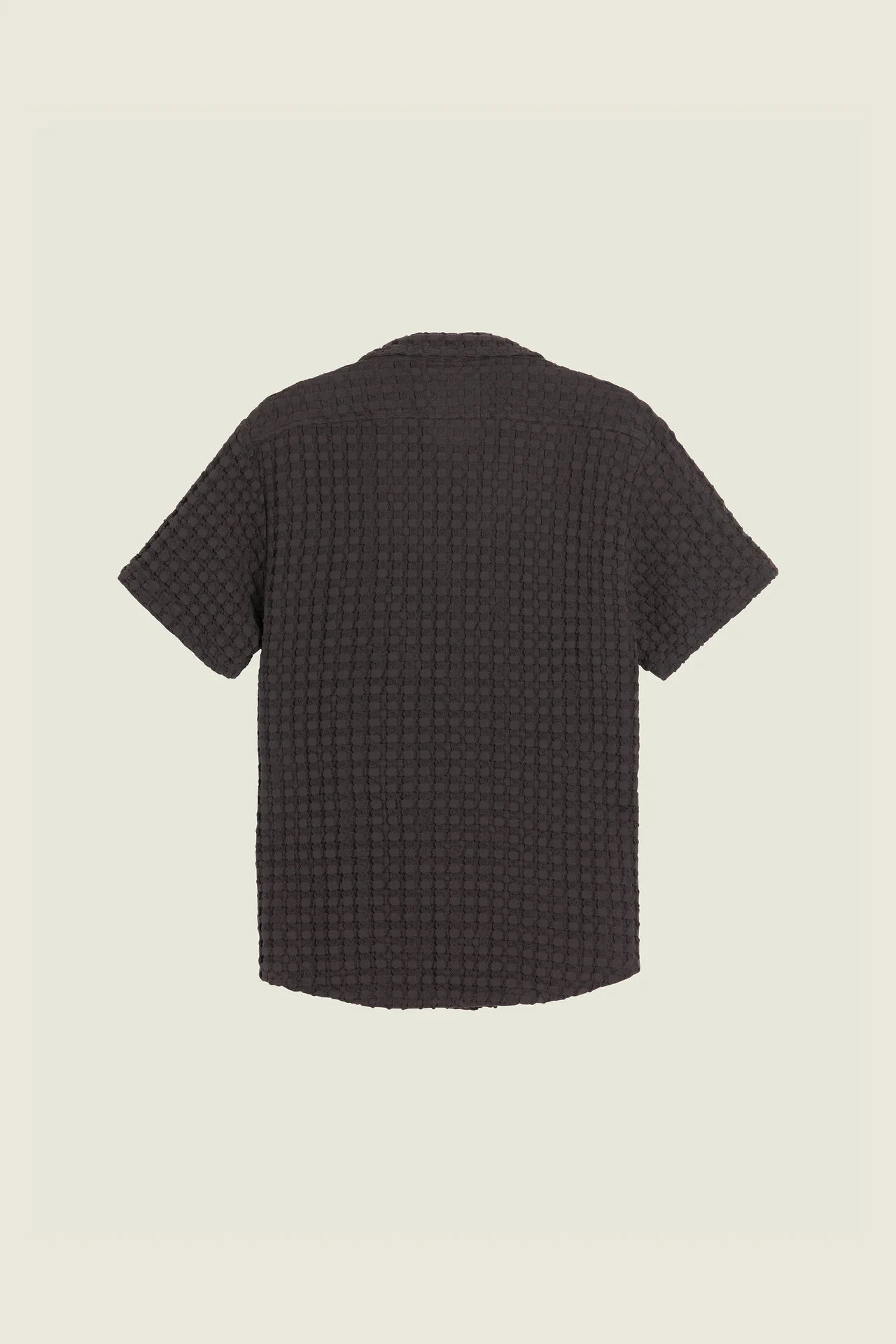 Cuba Waffle Shirt - Nearly Black