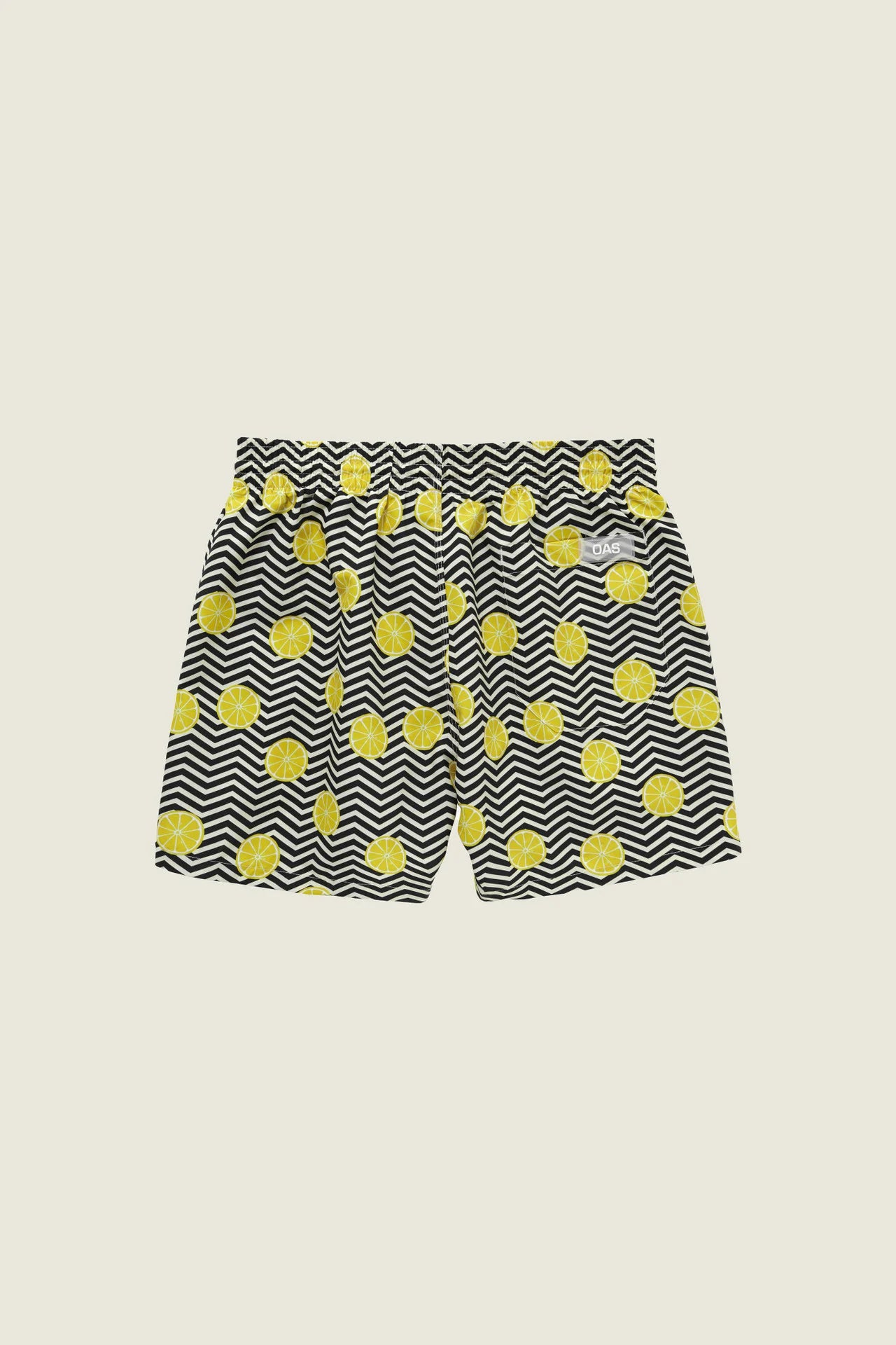 Swim Shorts - Black Lemon