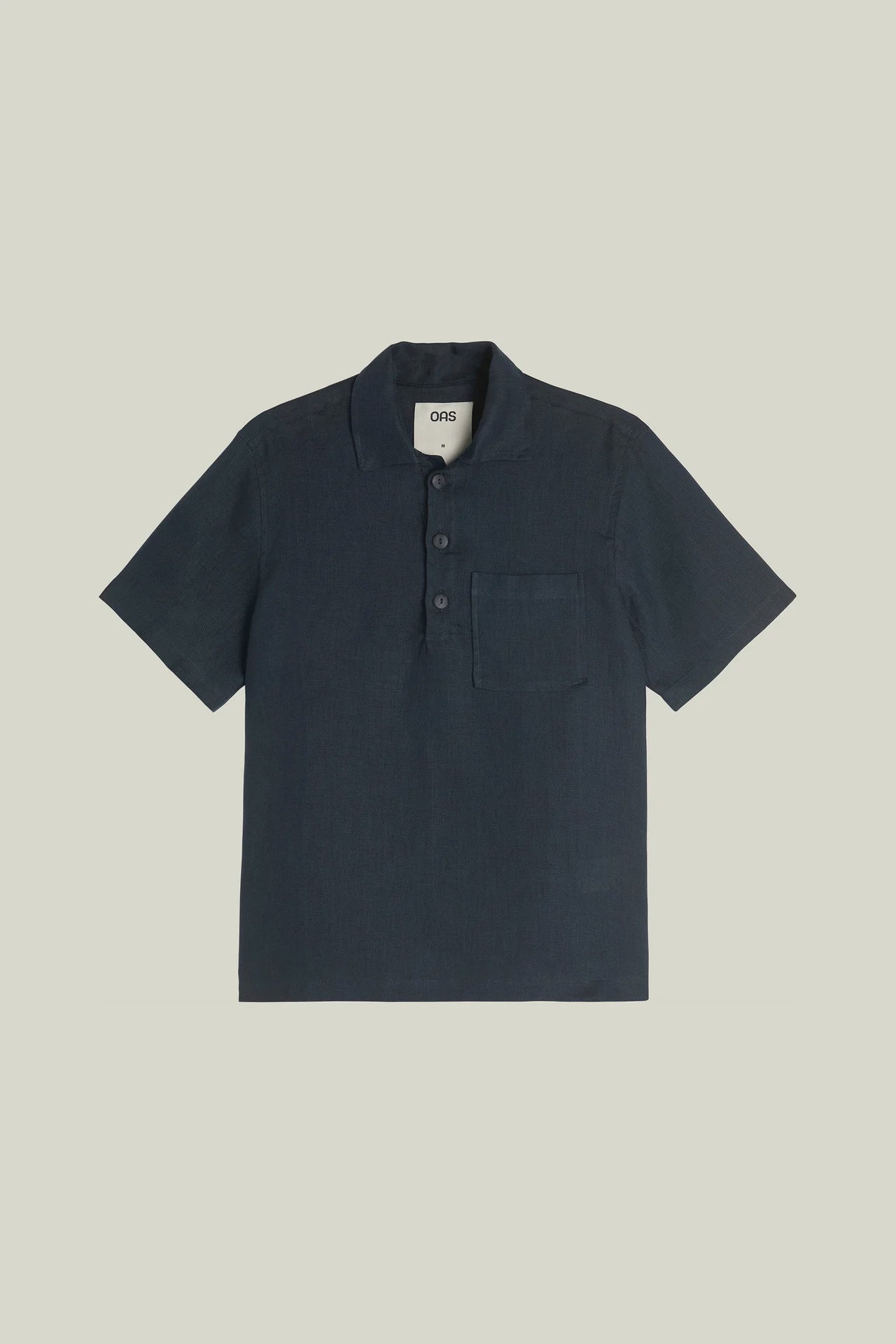 Girona Linen Shirt - Dark navy