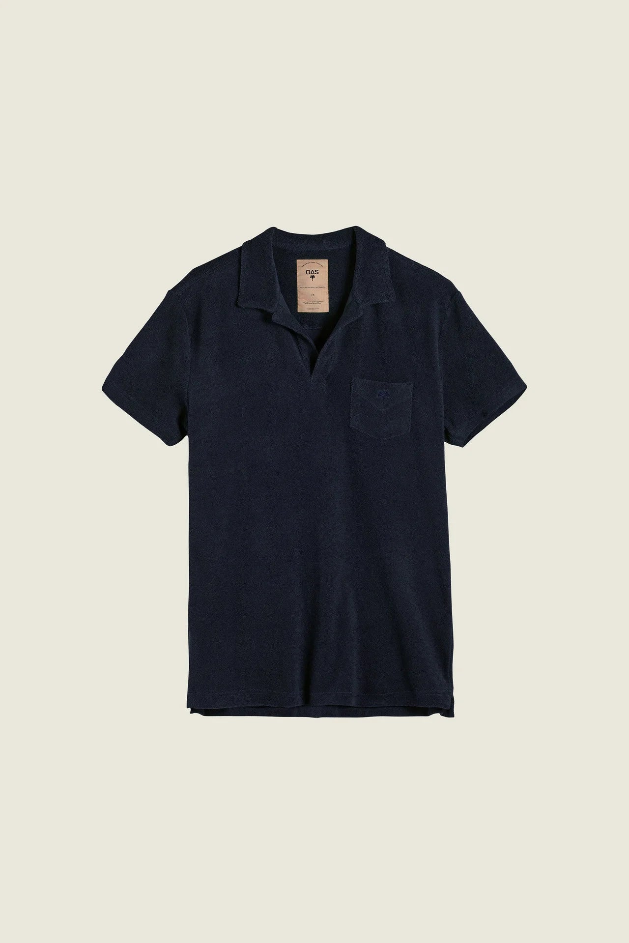 Terry Polo Shirt - Navy