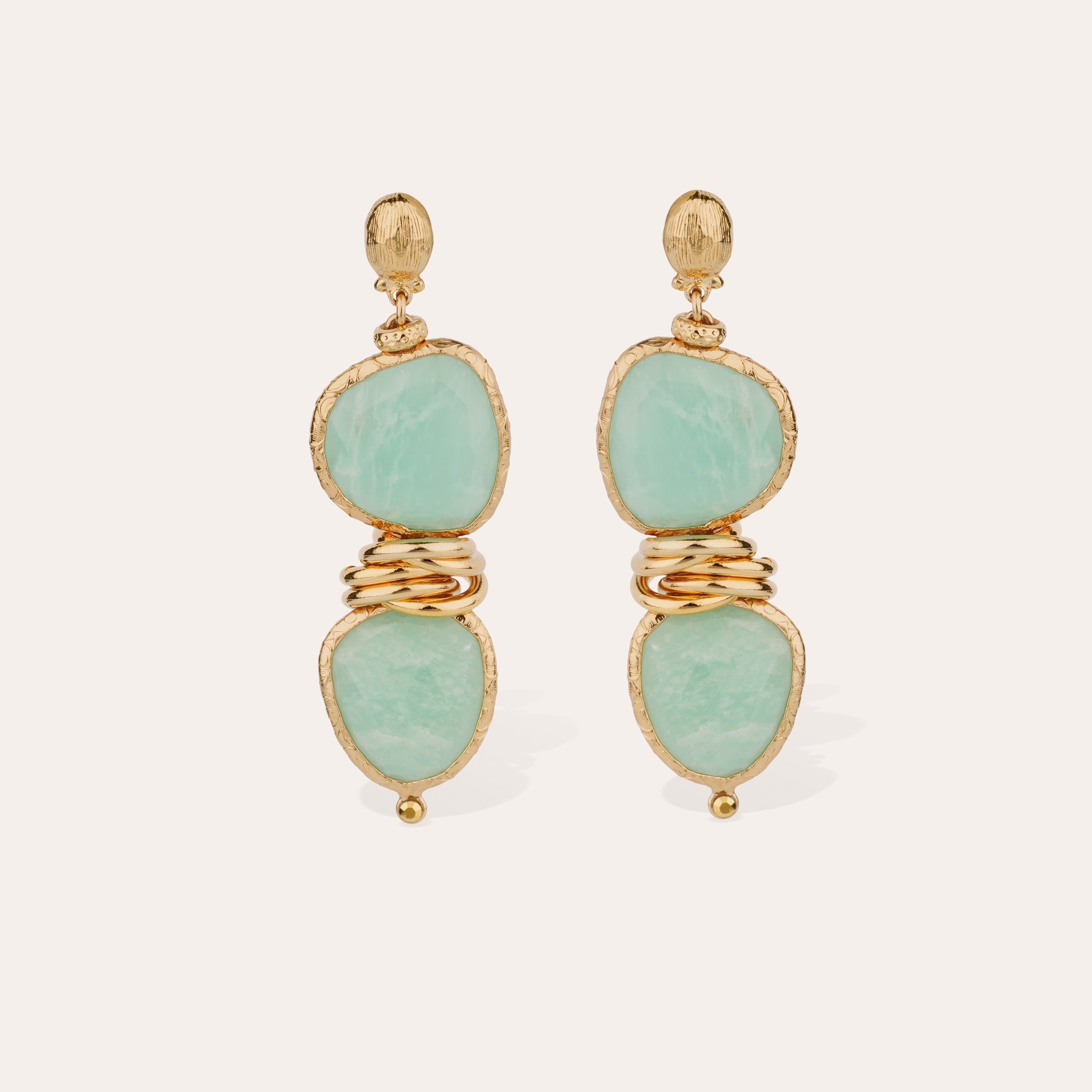 Sirena Earrings - Amazonite