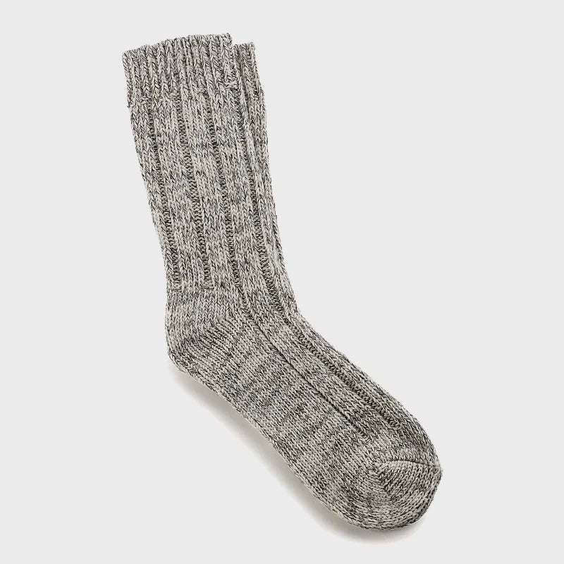 Cotton Twist Socks - Light Grey