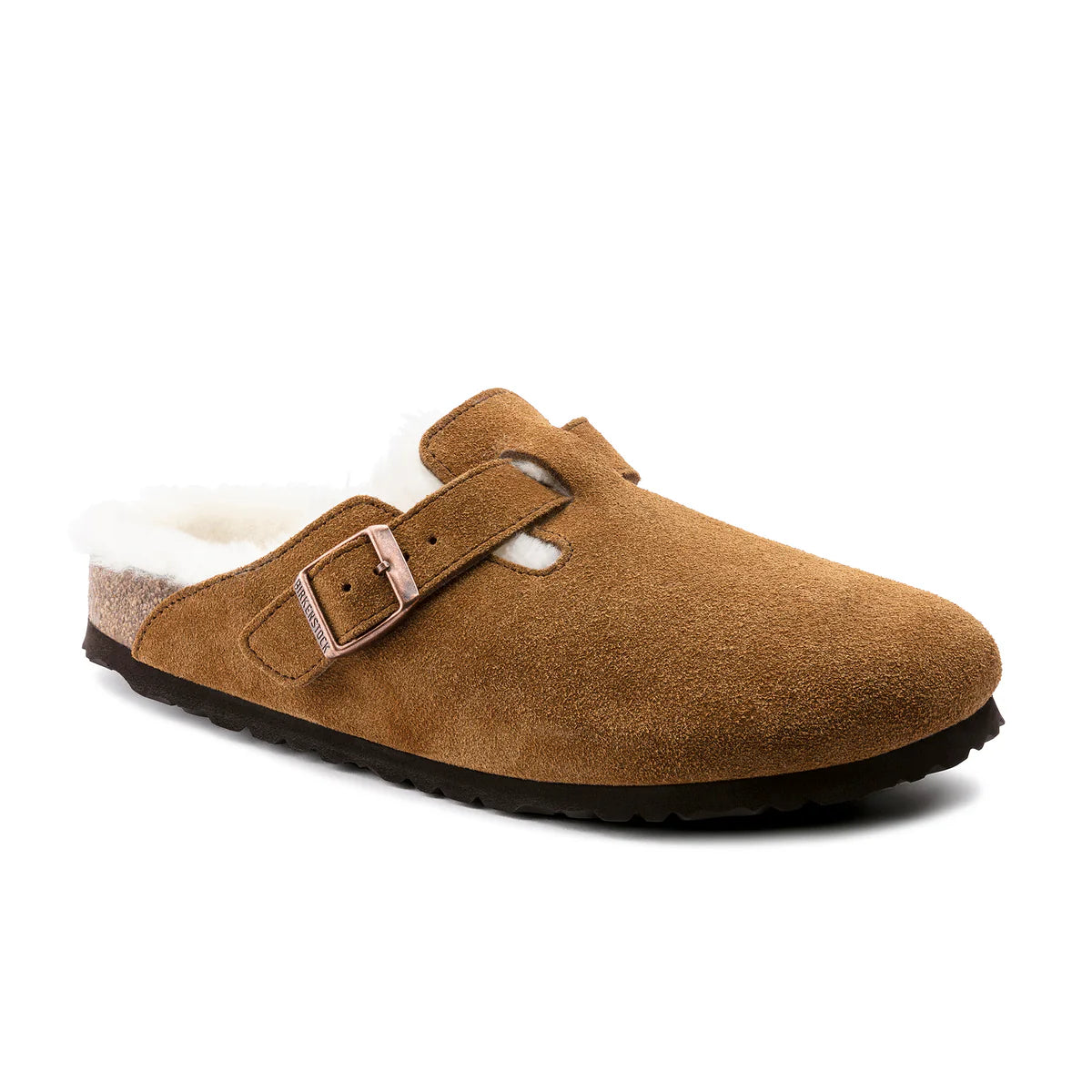 Boston Shearling - Mink Suede