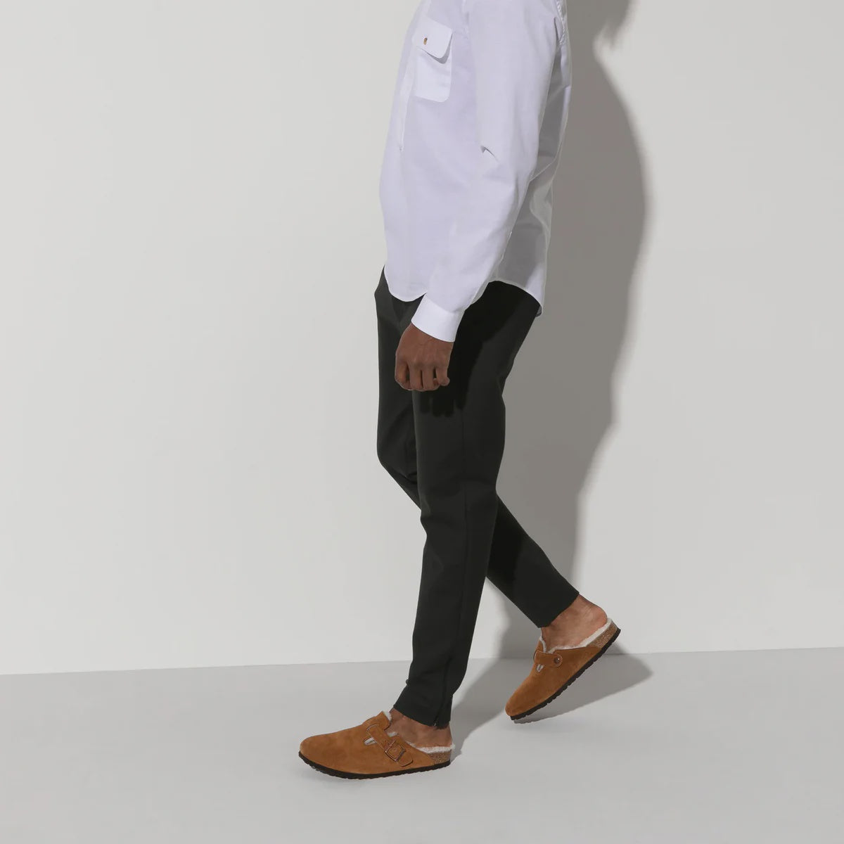 Boston Shearling - Mink Suede