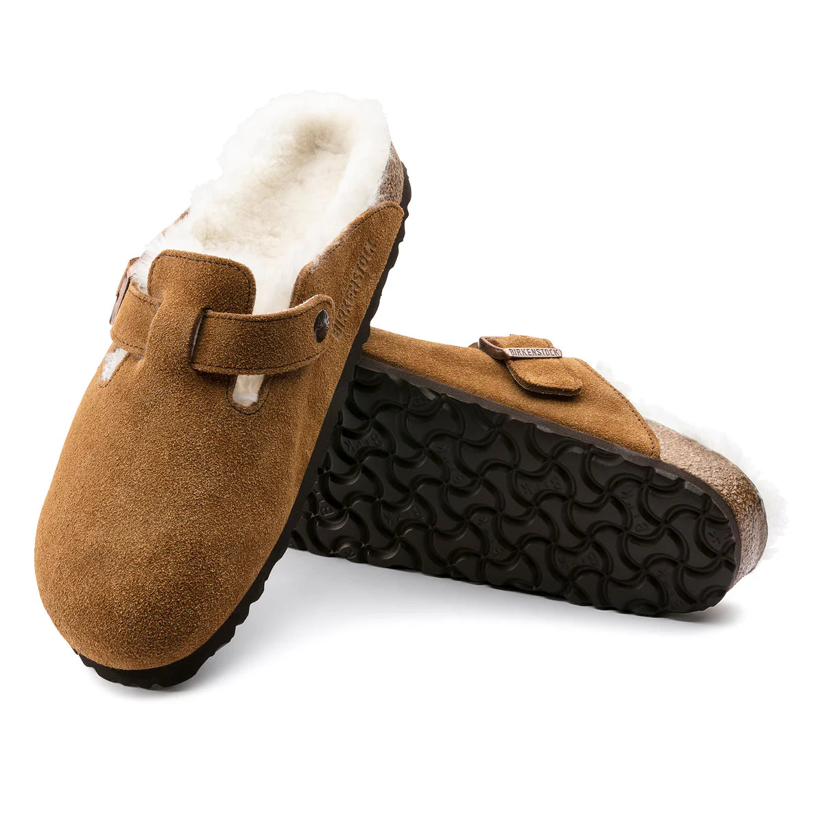 Boston Shearling - Mink Suede