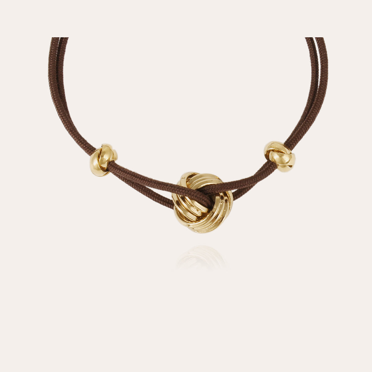 Atik Cord Bracelet - Choc