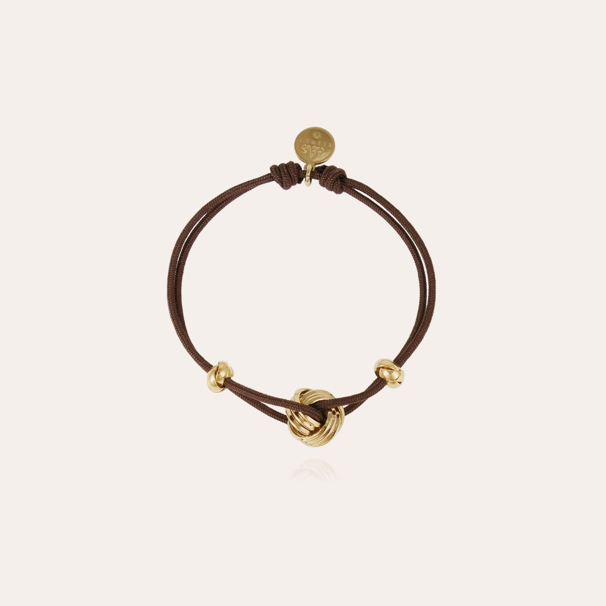 Atik Cord Bracelet - Choc