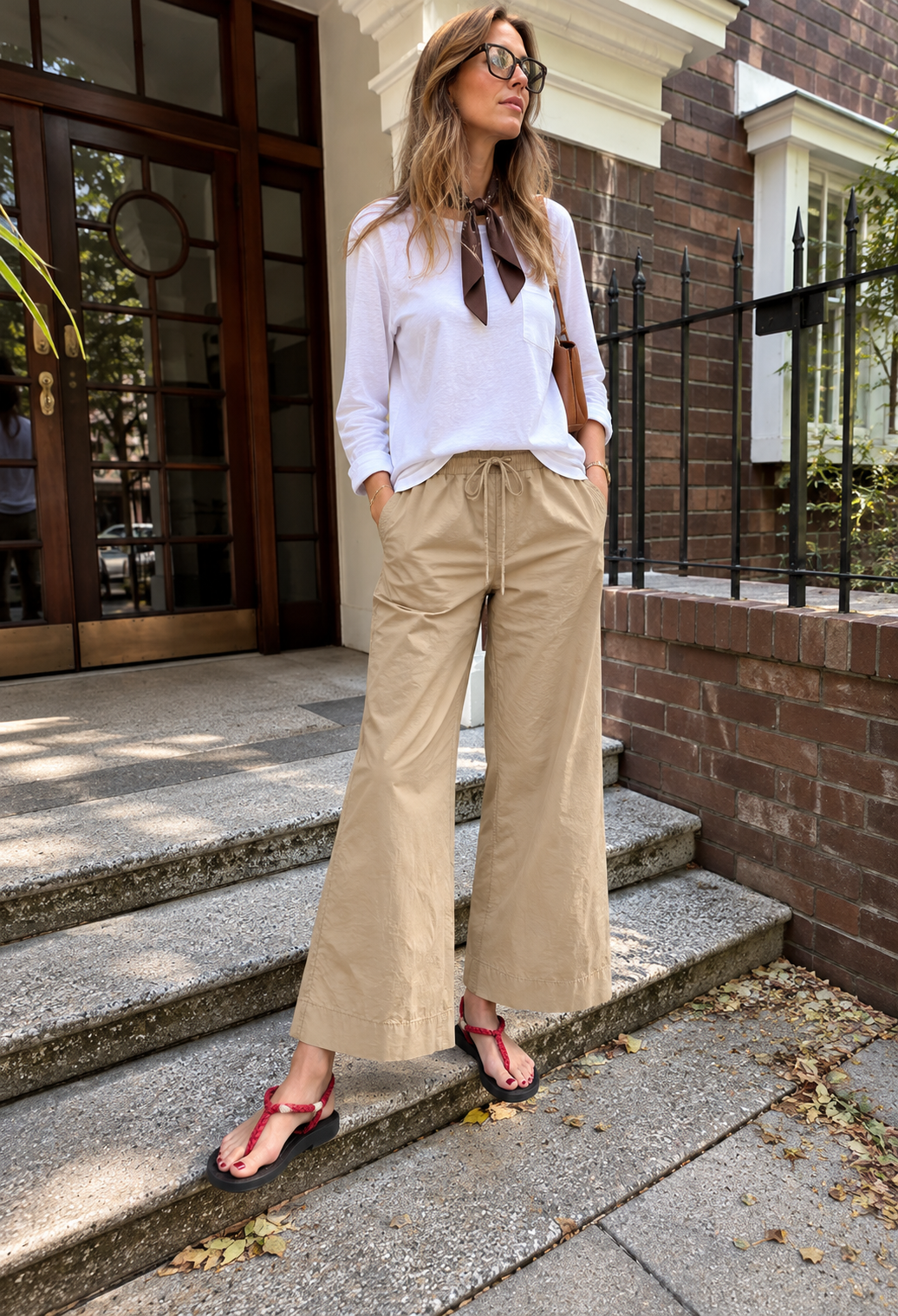 Potts Cotton Pant - Beige