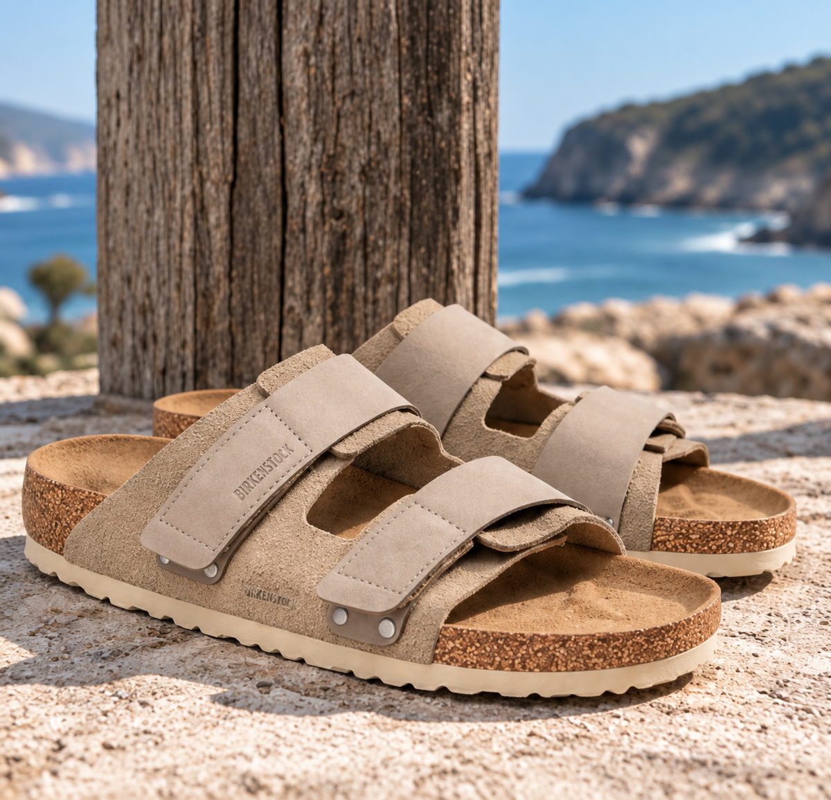 Uji Suede Leather - Taupe