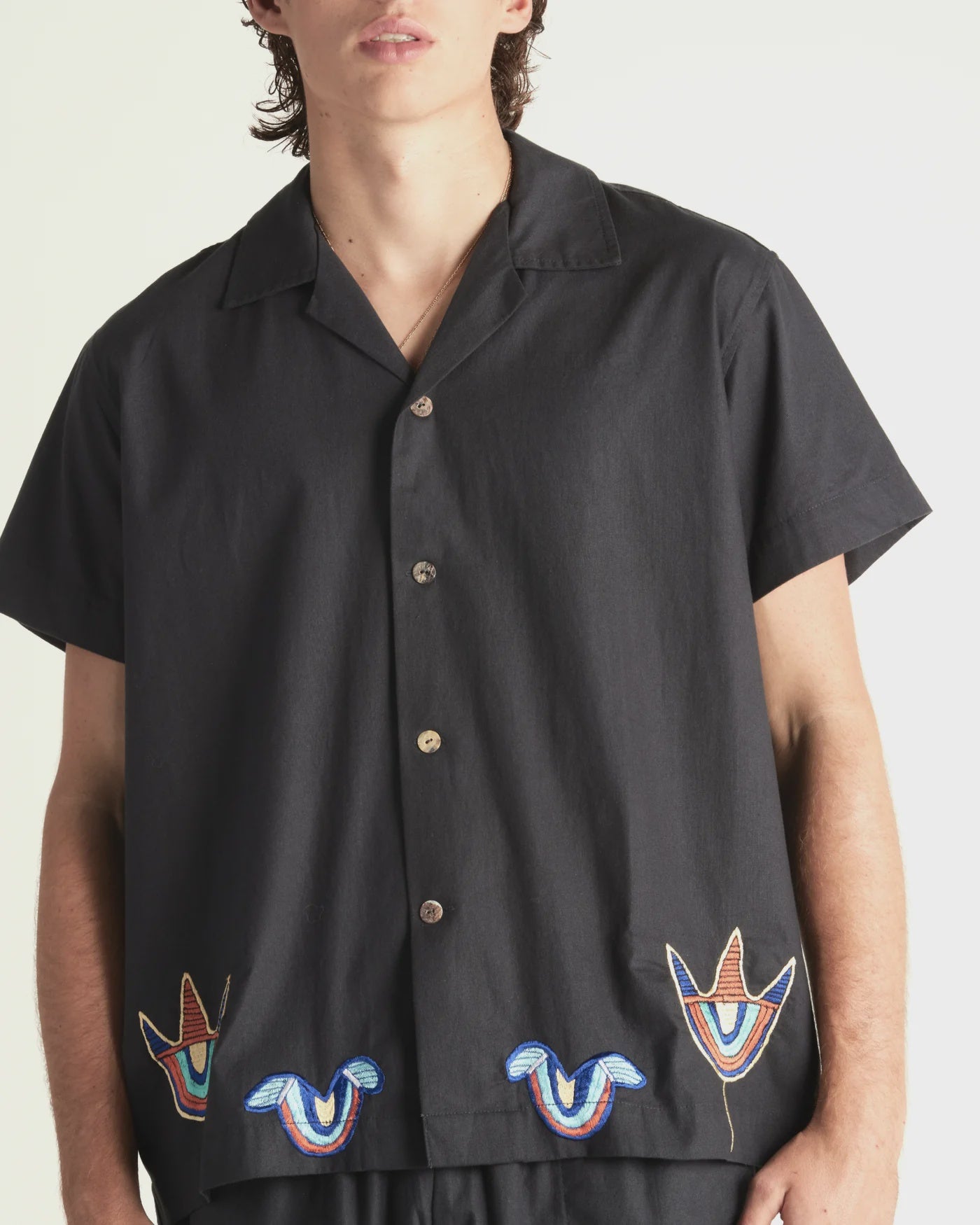 Toucan Embroidered Shirt