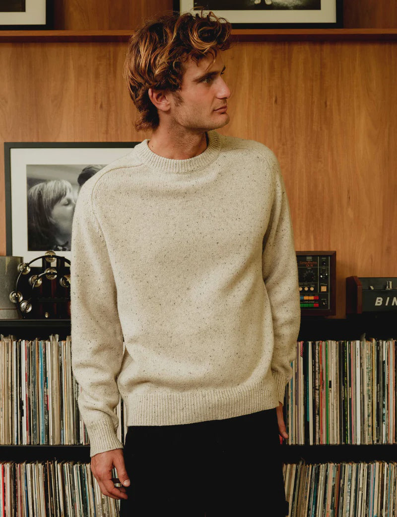 Fred Crew Wool Knit - Oatmeal