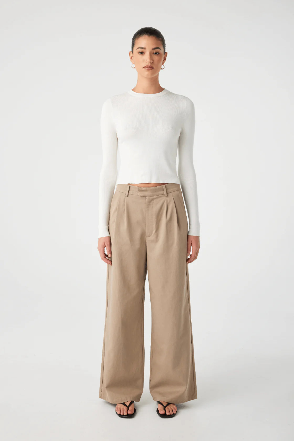 Lina tailored Pant - Taupe