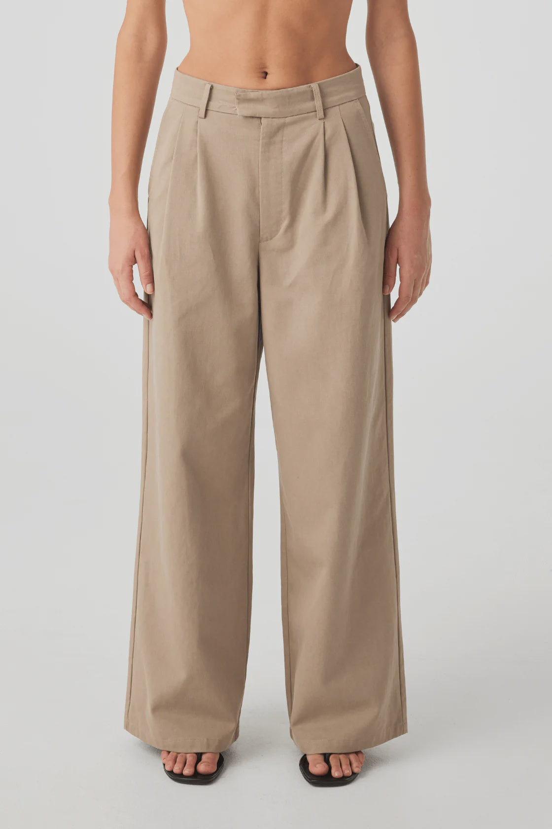 Lina tailored Pant - Taupe