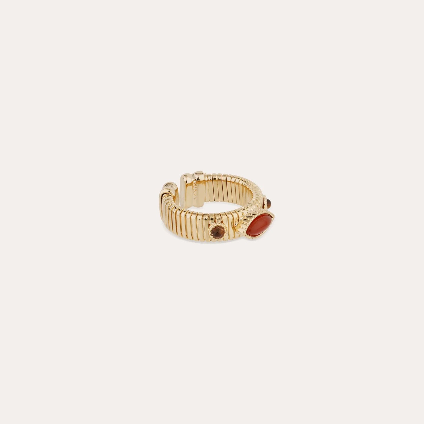 Strada Bangle Ring - Carnelian