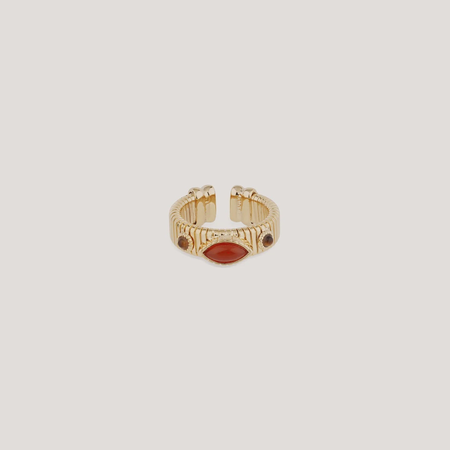 Strada Bangle Ring - Carnelian