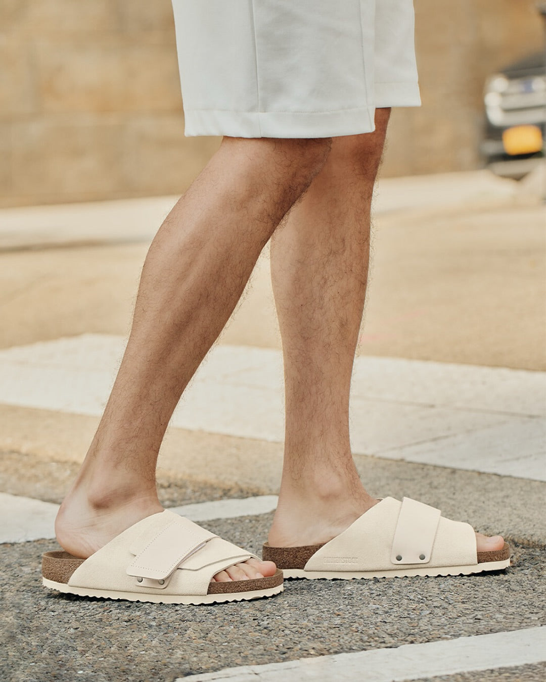 Kyoto Antique Nubuck / Suede - White