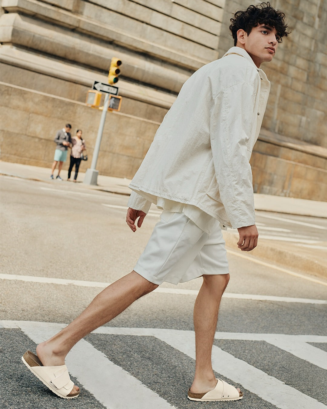Kyoto Antique Nubuck / Suede - White