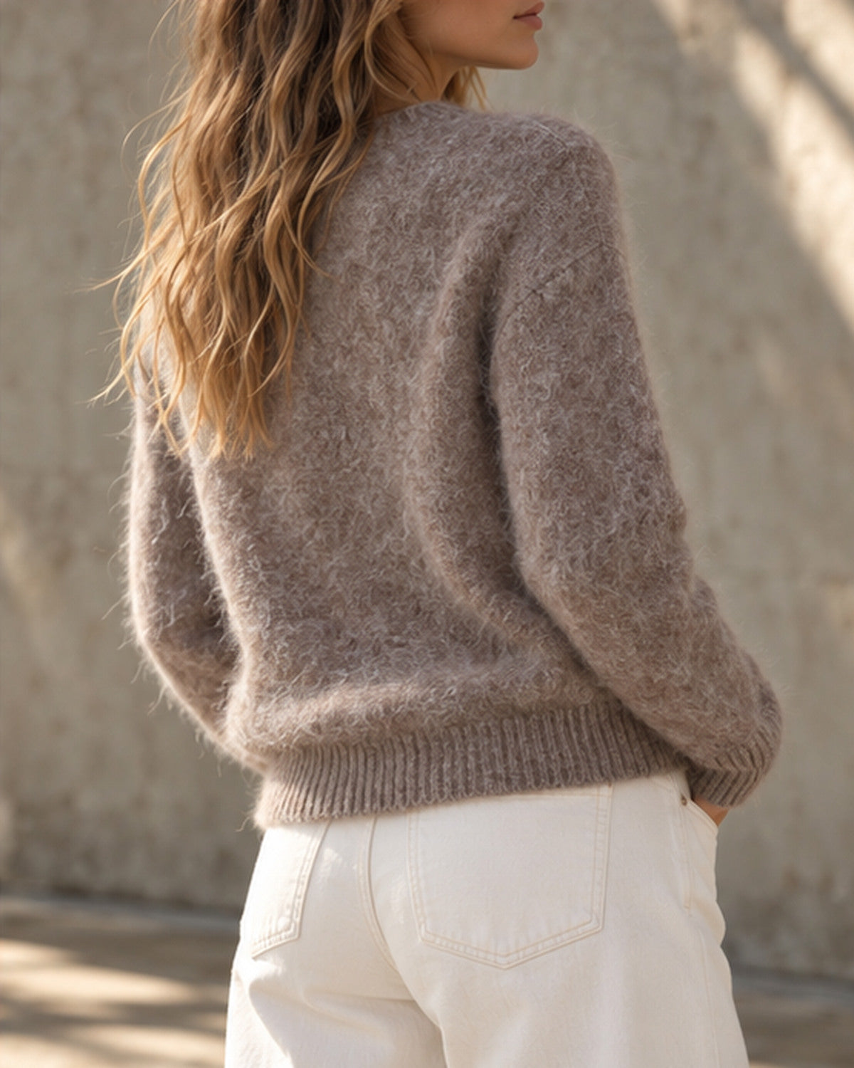 Cashmere Blended Knit - Soil