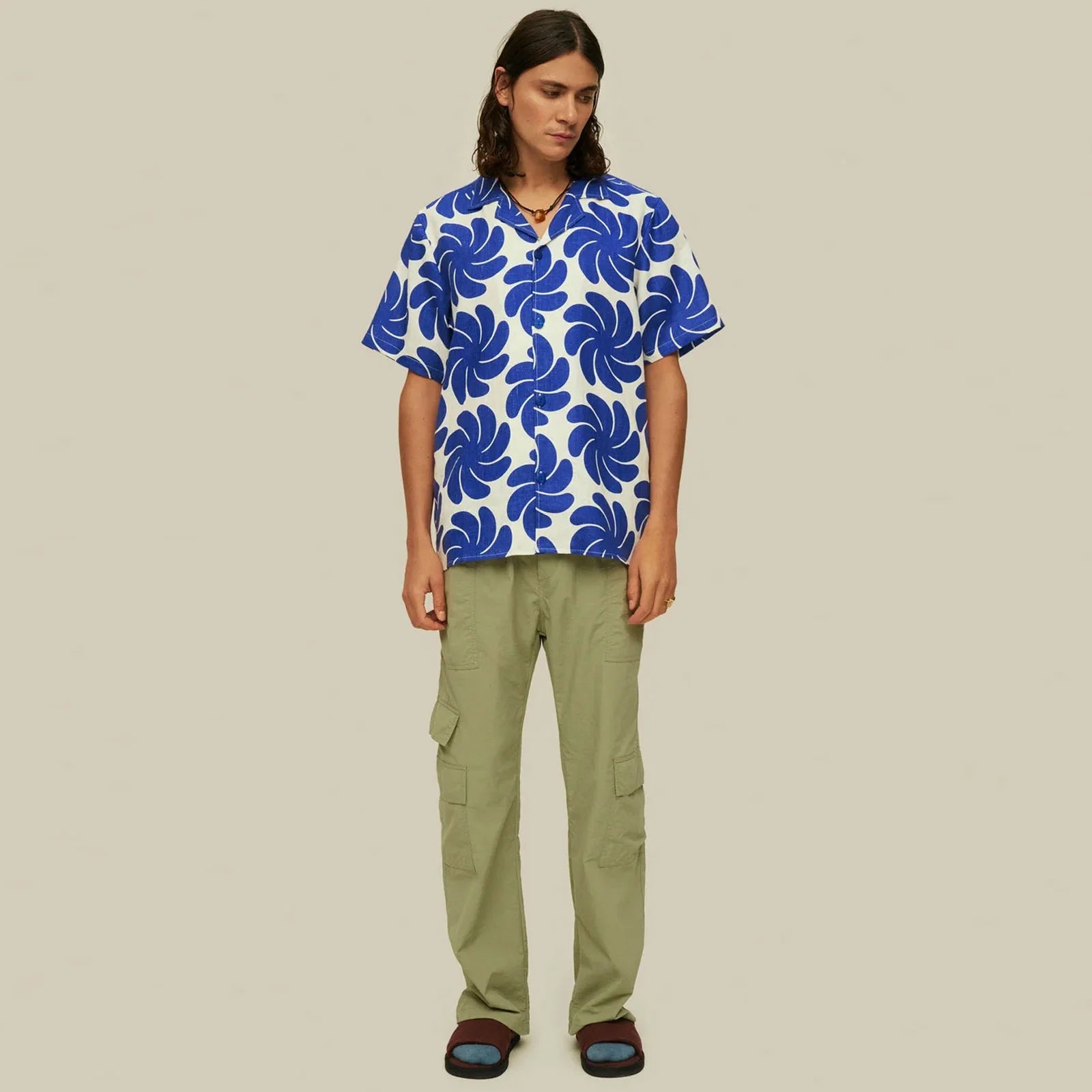 Cuba Linen Shirt - Nebula