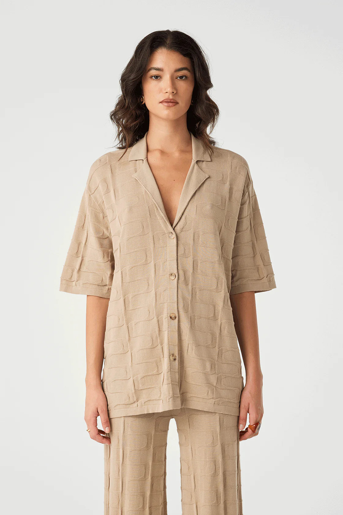 Lara Shirt - Taupe