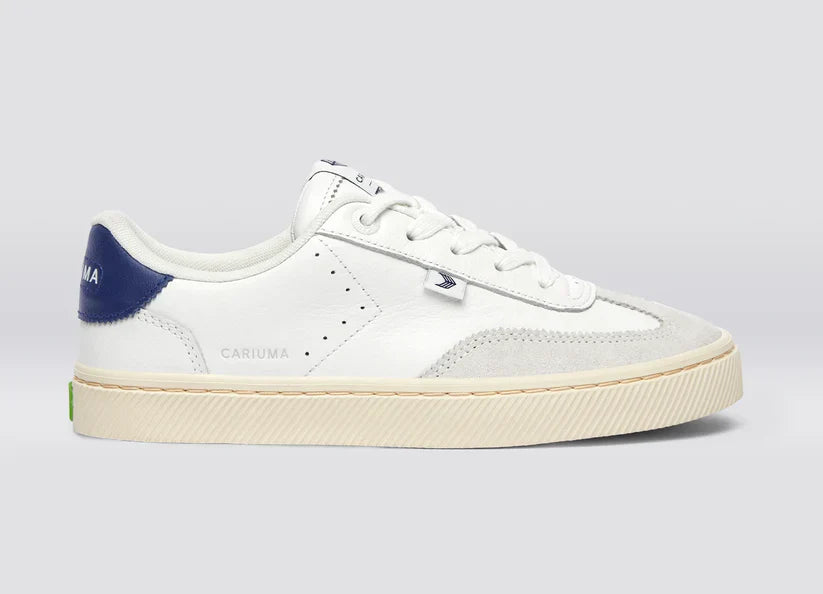 Unisex TOCA Leather & Suede - White / Navy