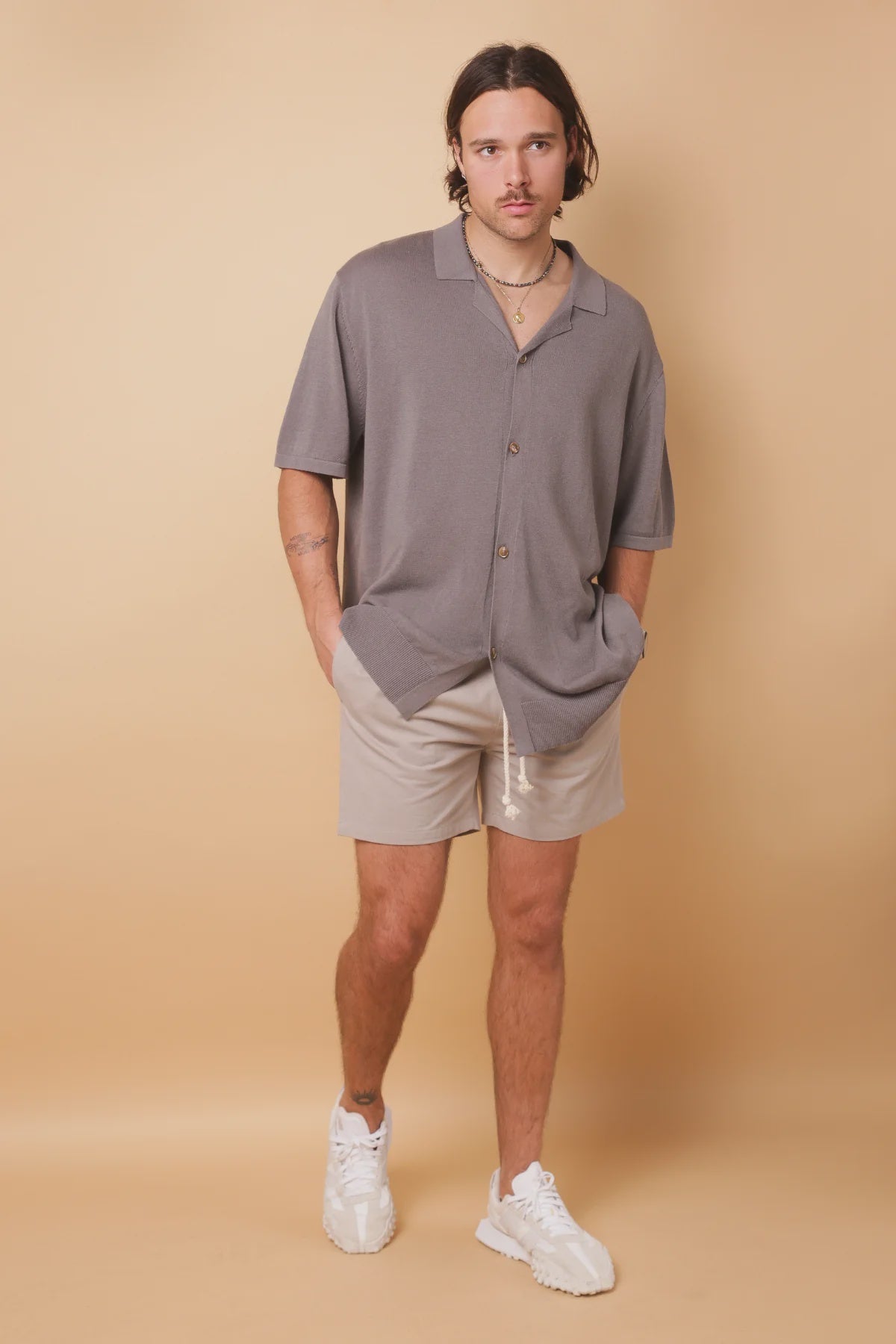 Camper Knit Shirt - Ash
