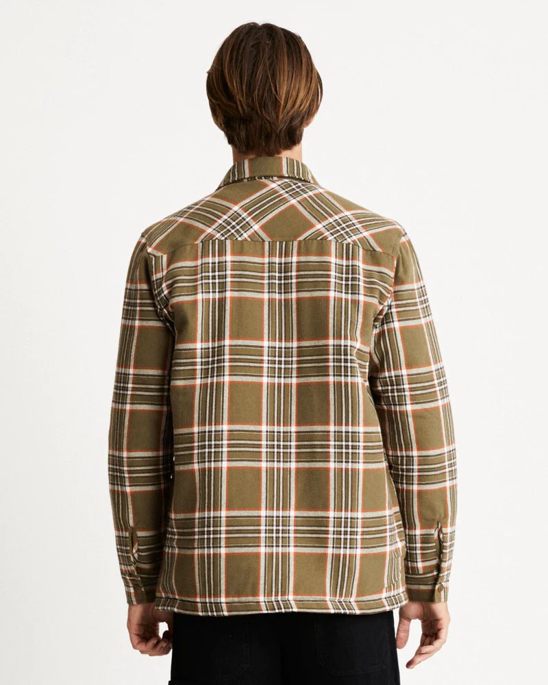 Quilted Flannel Jacket - Army Check