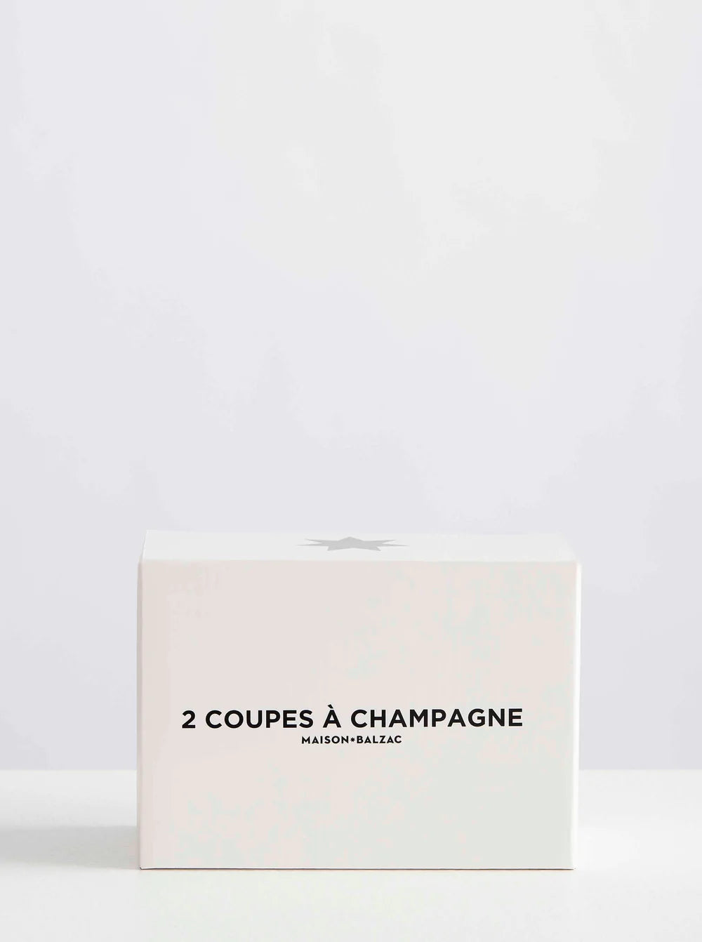 2 Champagne Coupes - Clear / Multi